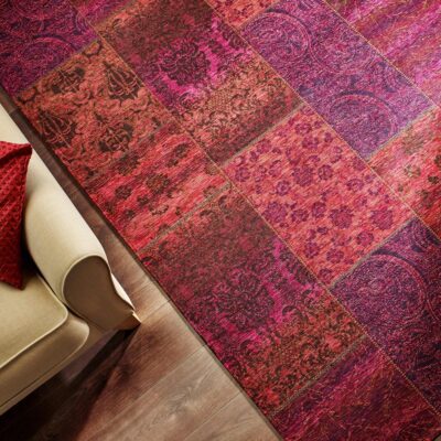 Patchwork Chenille Purple