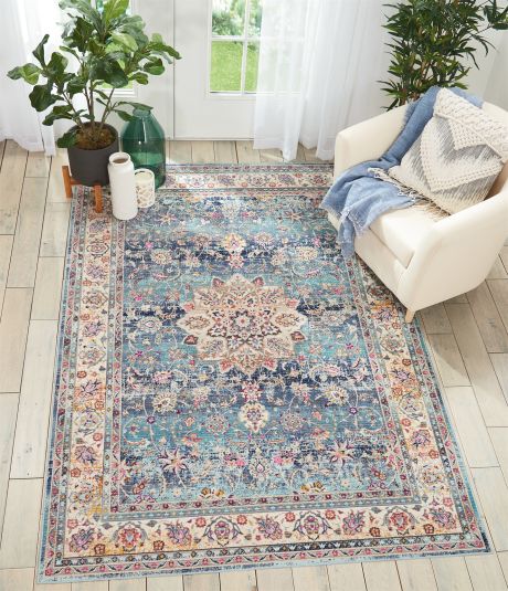 Vintage Kashan Blue
