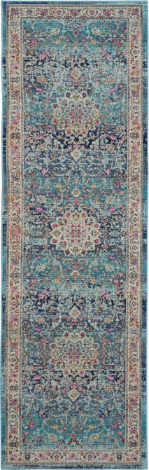 Vintage Kashan Blue - Image 2