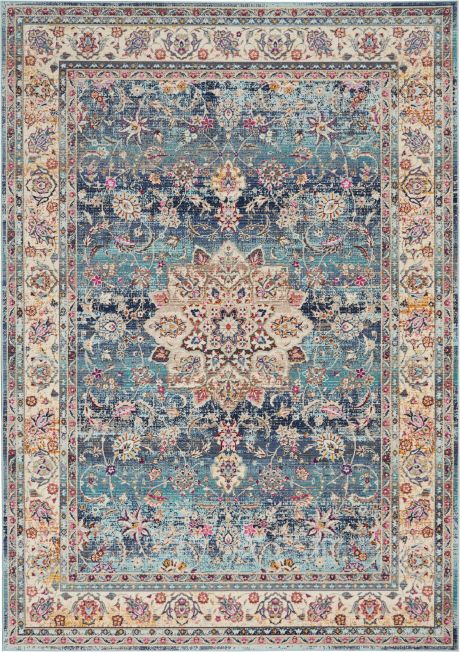 Vintage Kashan Blue - Image 9
