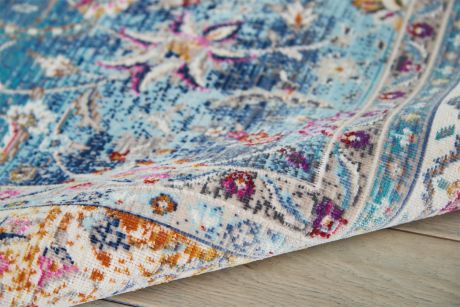 Vintage Kashan Blue - Image 4