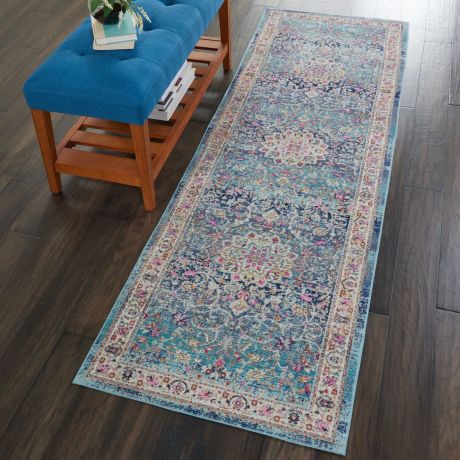 Vintage Kashan Blue - Image 3