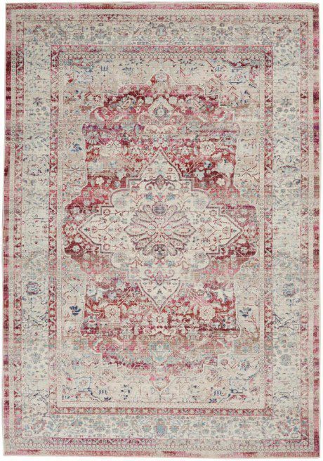 Vintage Kashan Red Ivory 7 - Image 7