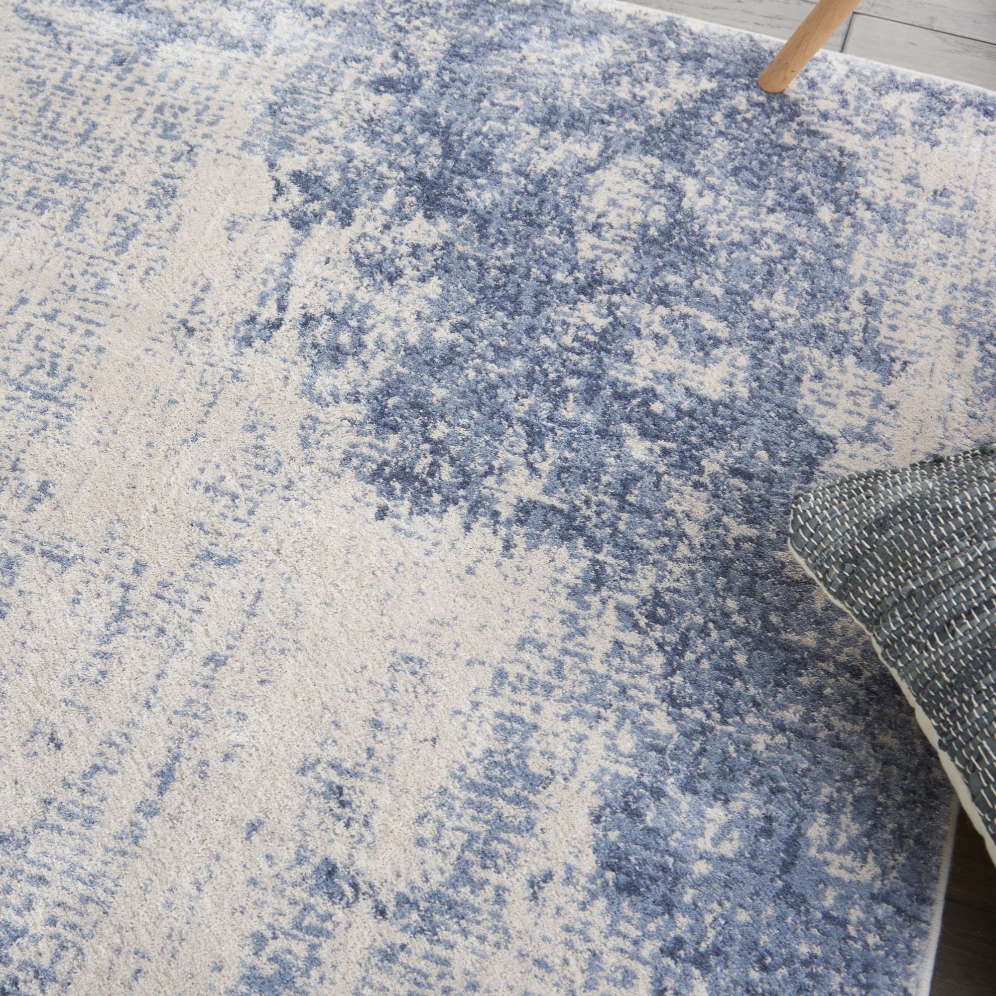 Silky Textures 01 Ivory Blue - Image 3