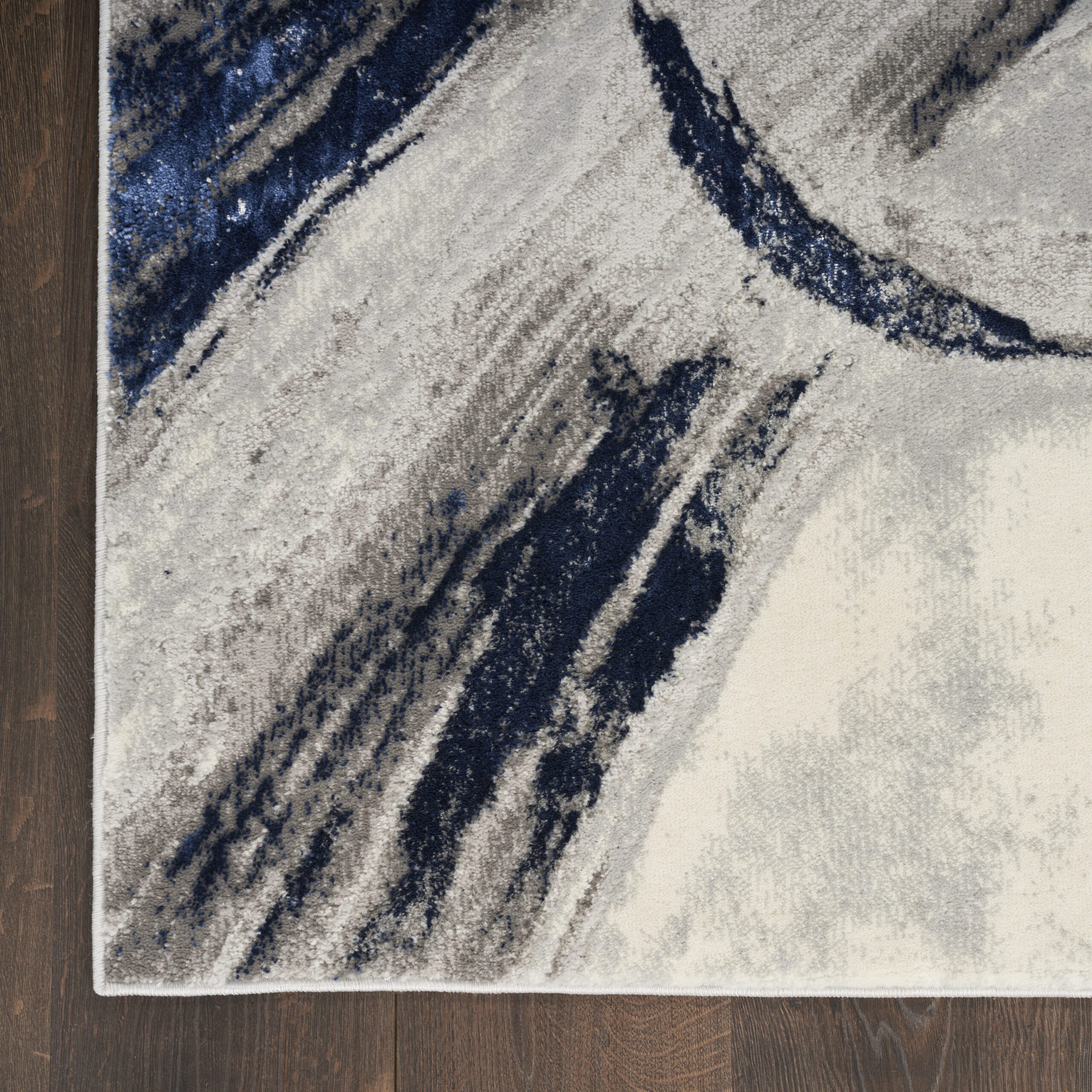 Brush Strokes 02 Grey Navy - Image 7