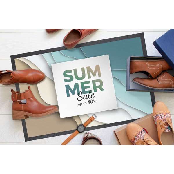Promotional event floor mat